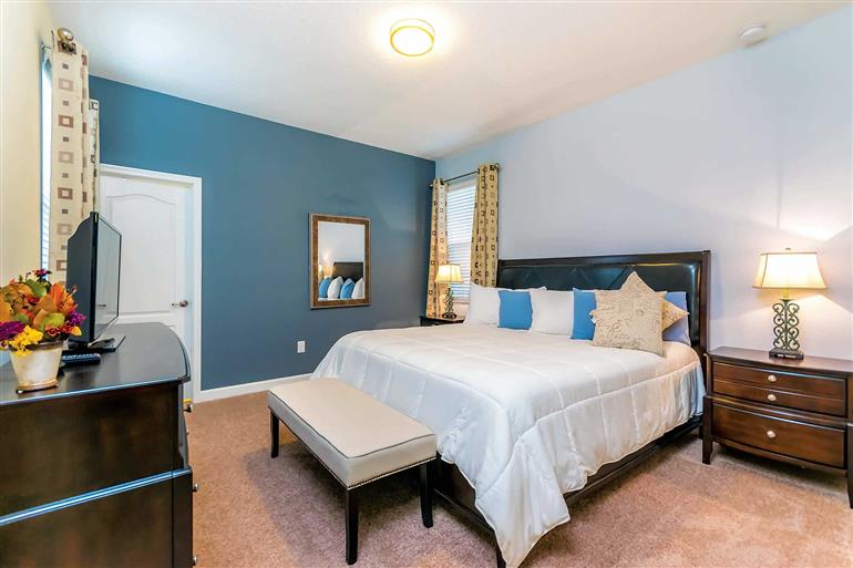 Bedroom in Villa Hitchcock, Paradise Palms, Orlando - Florida