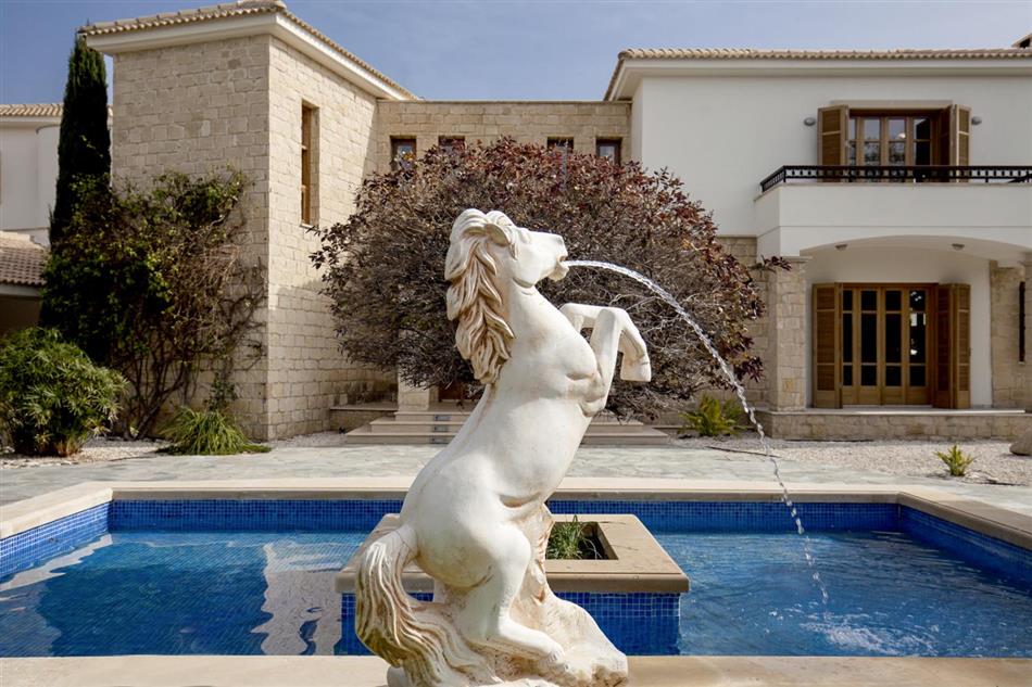 Garden at Villa Evangelia, Cyprus
