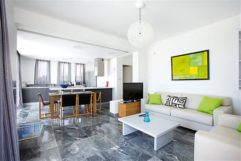 Living room in Aqua, Paphos