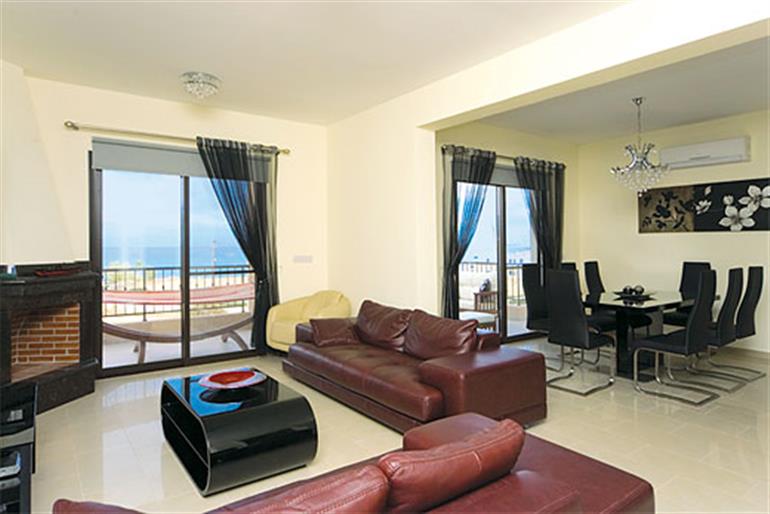 Living room in Arbanassi Villa, Latchi