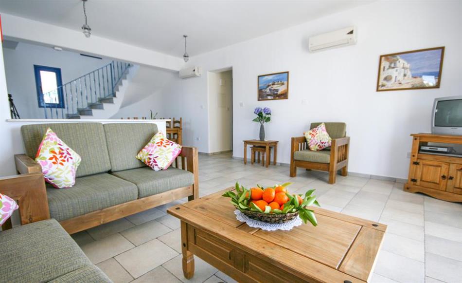 Living room in Azzurro Villas, Cyprus