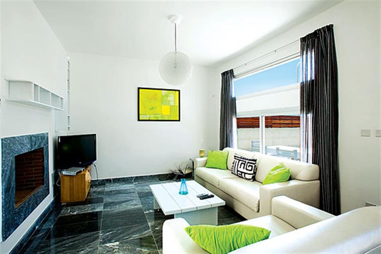 Living room in Periwinkle, Paphos