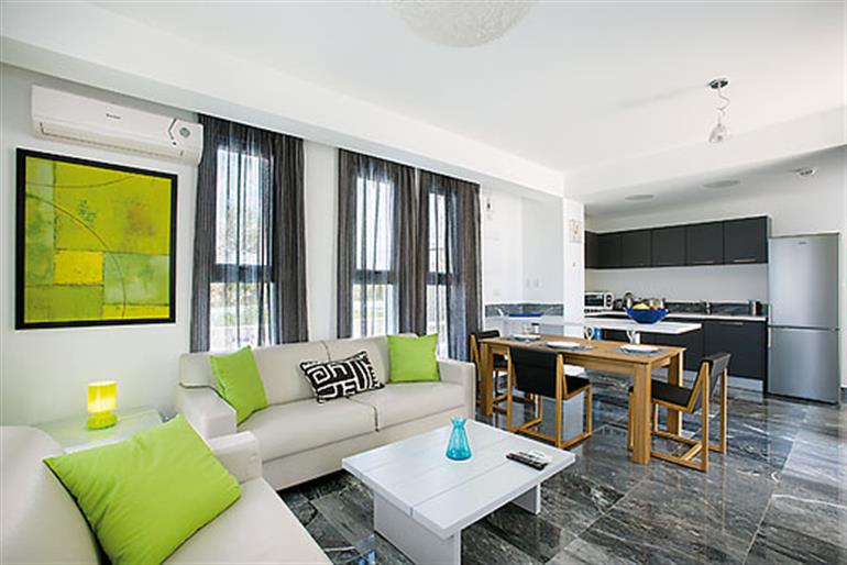 Living room in Sky, Paphos