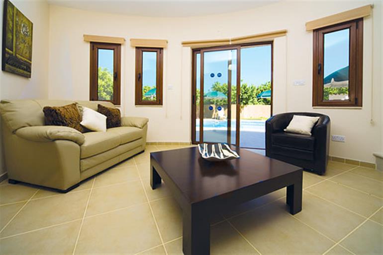 Living room in Stavros Villa, Argaka