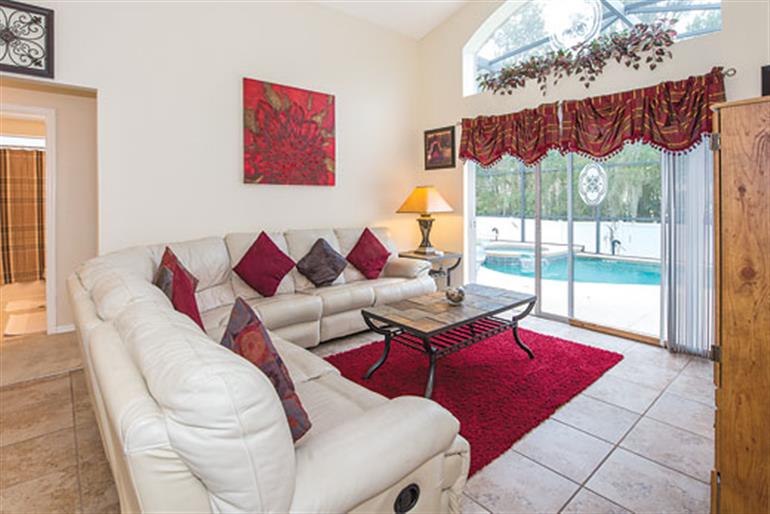 Living room in Villa Allamanda Executive, Orlando - Florida