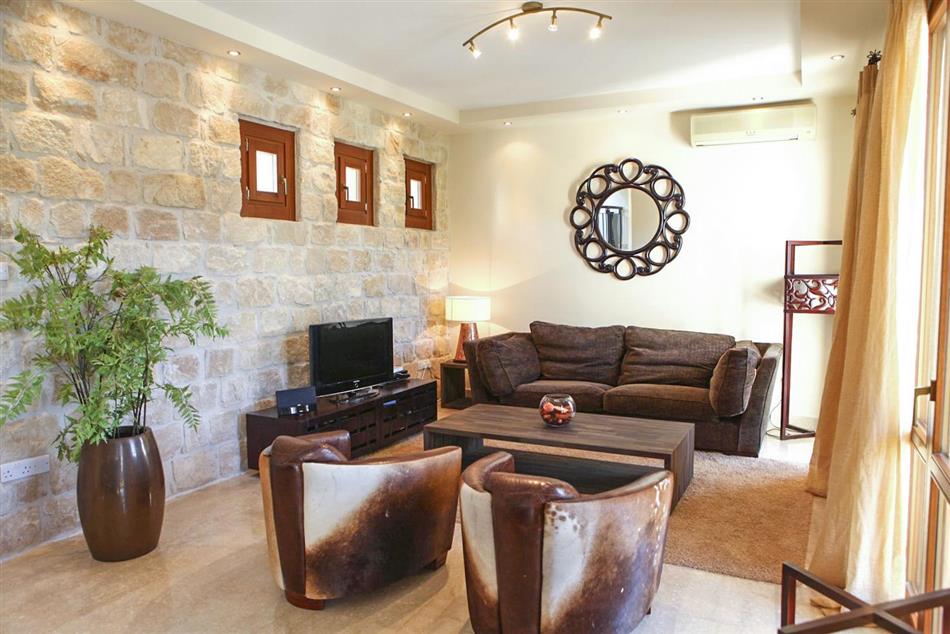 Living room in Villa Androulla, Cyprus