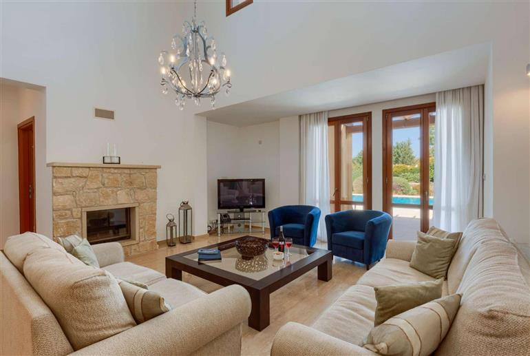 Living room in Villa Aphrodite Hills Superior 135, Aphrodite Hills
