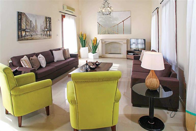 Living room in Villa Aphrodite Hills Superior 403, Aphrodite Hills