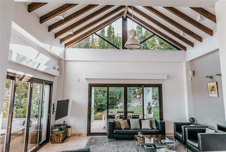 Living room in Villa Arqueros, San Pedro de Alcantara