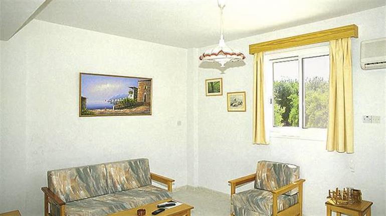 Living room in Villa Arsinoe, Latchi