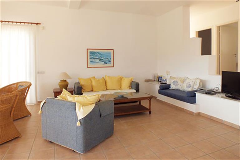 Living room in Villa Athinea, Coral Bay