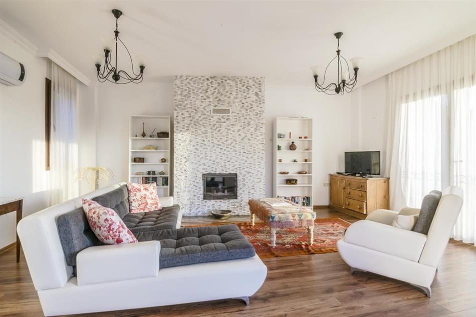Living room in Villa Besh, Turkey