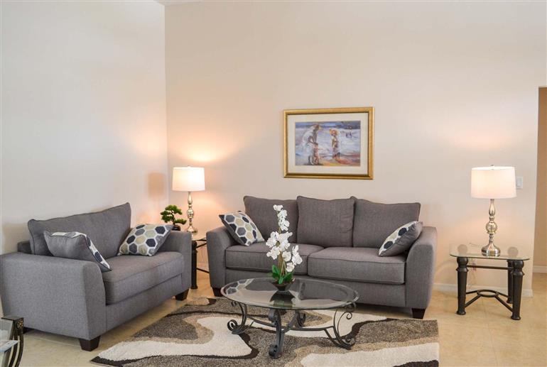 Living room in Villa Brogan, Highlands Reserve