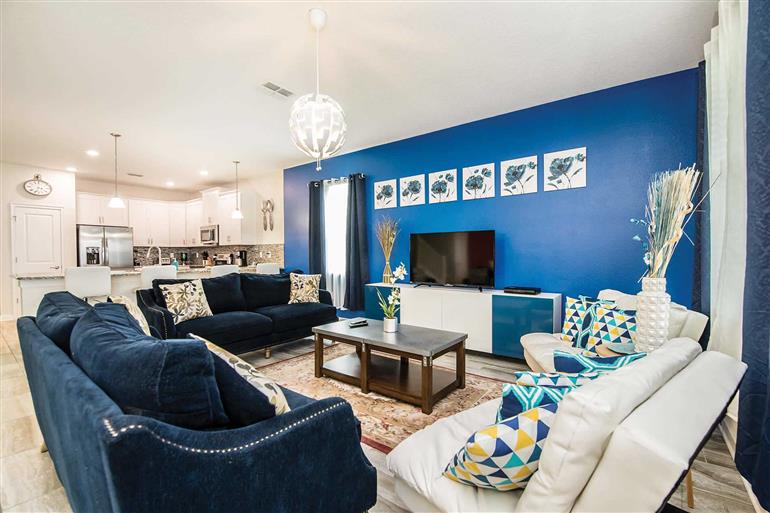 Living room in Villa Chambers Bay, Champions Gate