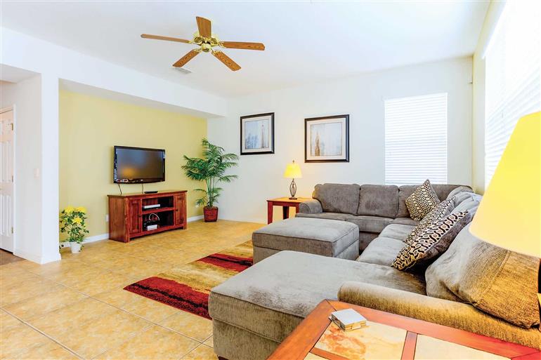 Living room in Villa Disney Retreat, Legacy Park