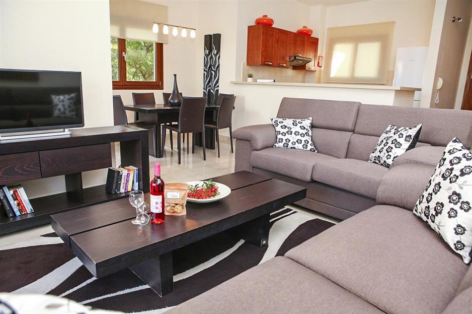 Living room in Villa Eliana, Cyprus