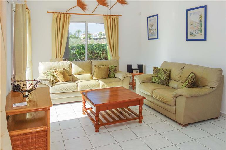 Living room in Villa Ellison, Coral Bay