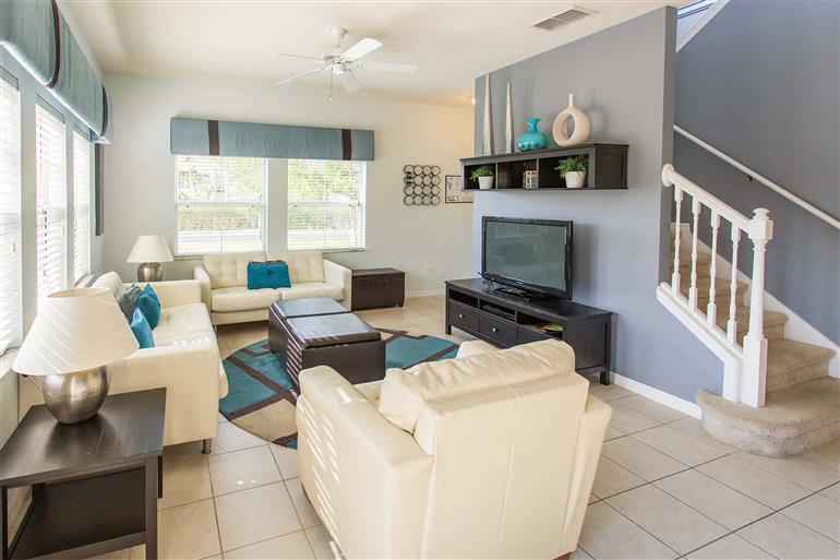 Living room in Villa Golden Dew, Encantada, Orlando - Florida