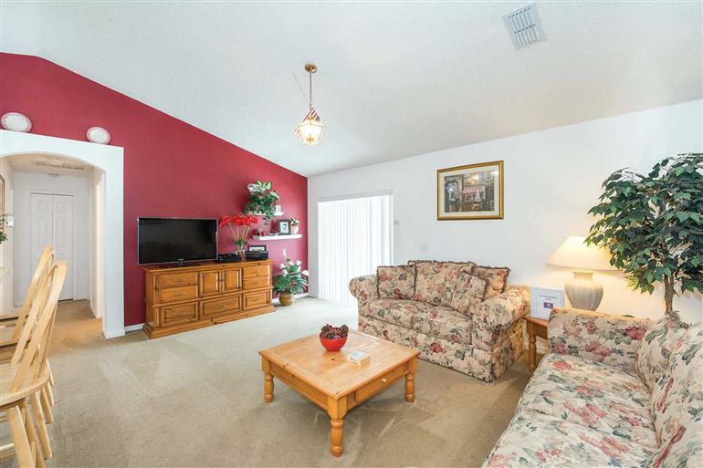 Living room in Villa Harmony Place, Disney Area and Kissimmee