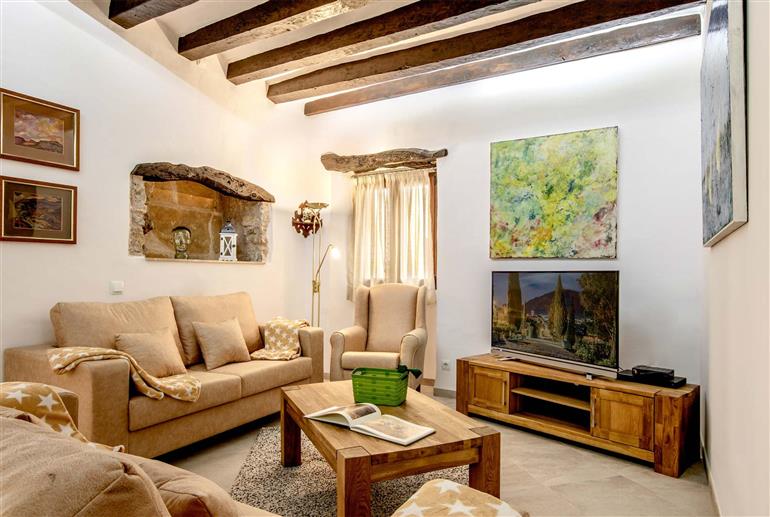 Living room in Villa Horta 55, Pollensa