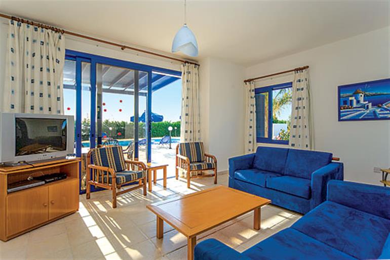 Living room in Villa Ino, Resorts in Cyprus