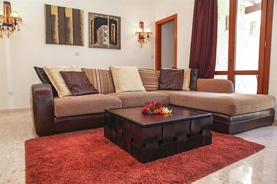 Living room in Villa Iris, Cyprus