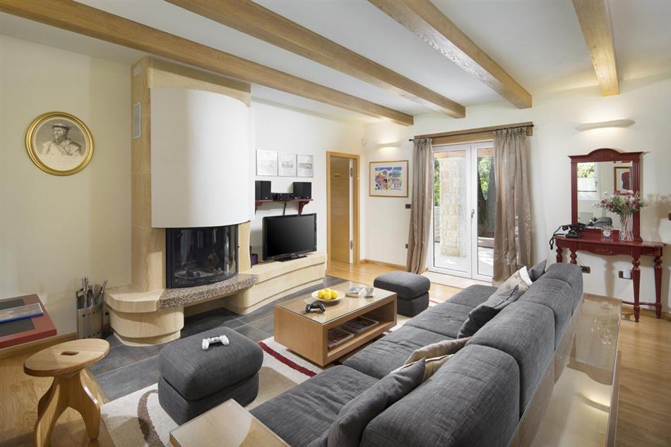 Living room in Villa Josipa, Croatia