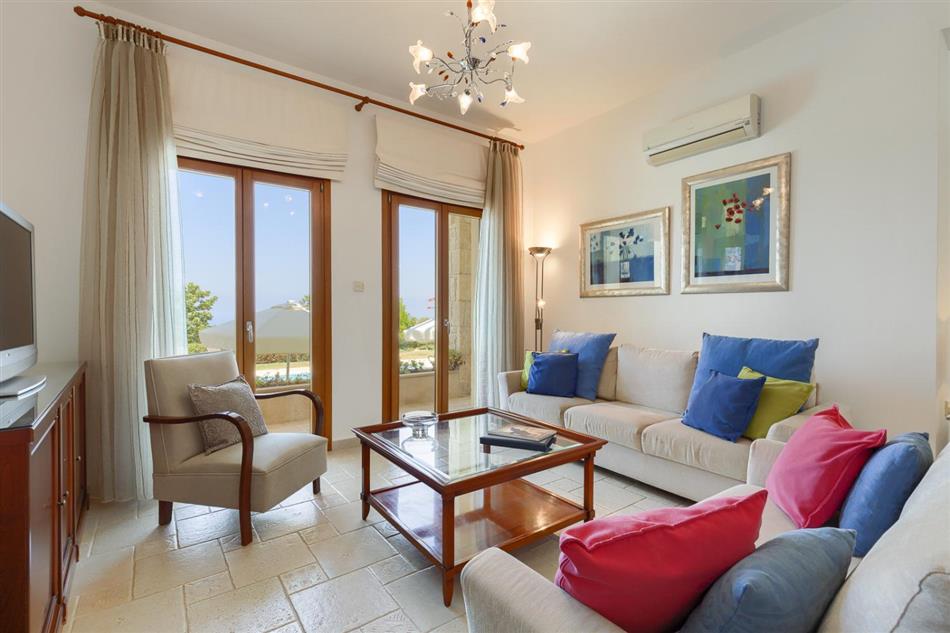 Living room in Villa Kaia, Cyprus