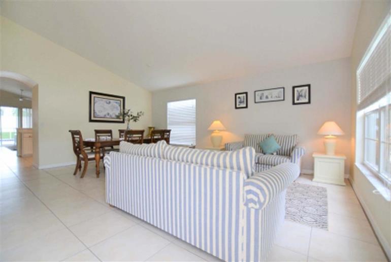 Living room in Villa Lilac, Highlands Reserve