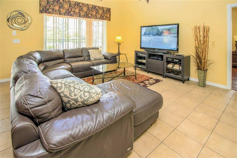 Living room in Villa Madeira Beach, Terra Verde, Orlando - Florida