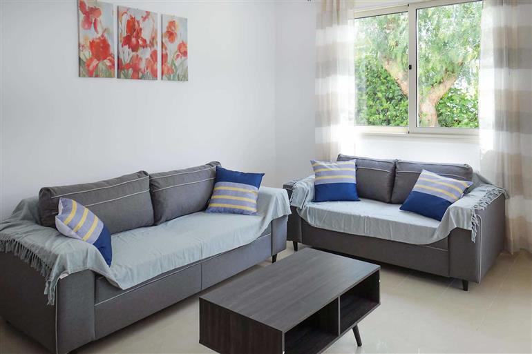 Living room in Villa Marlena, Coral Bay