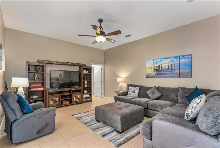 Living room in Villa Millie, Highlands Reserve