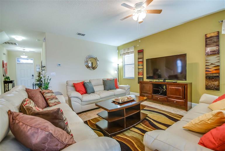 Living room in Villa Moon Valley Drive, Champions Gate