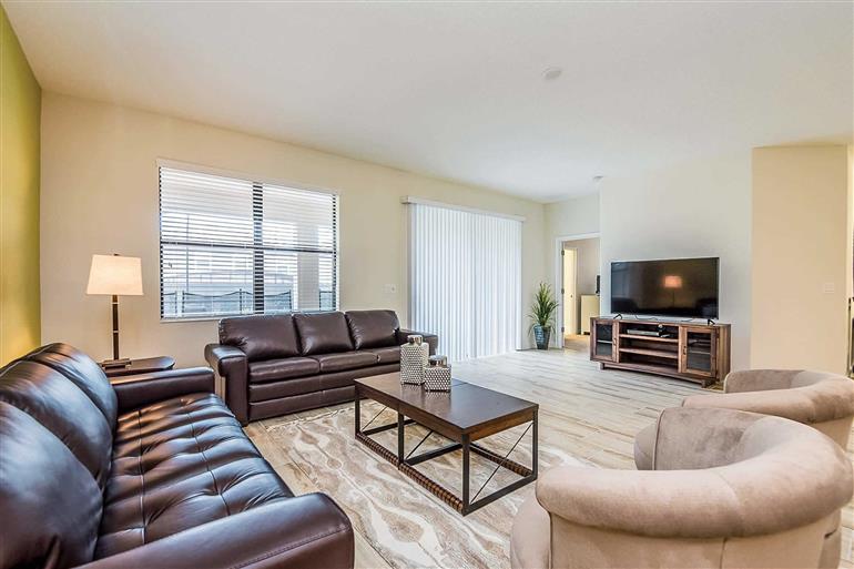 Living room in Villa Oak Tree, Champions Gate
