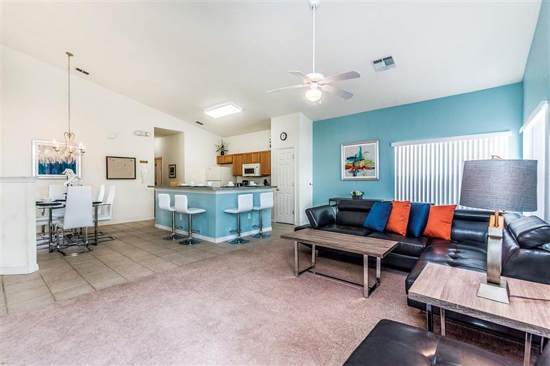 Living room in Villa Ridgewood, Westhaven