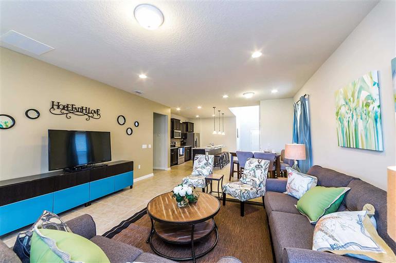 Living room in Villa Somerset Pines, Windsor at Westside