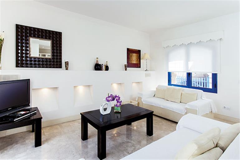 Living room in Villas Jardines, Corralejo on Fuerteventura