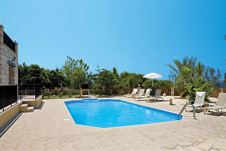 Swimming pool at Chrisandria, Argaka
