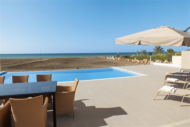 Swimming pool at Limni Beach Villa, Polis, Cyprus