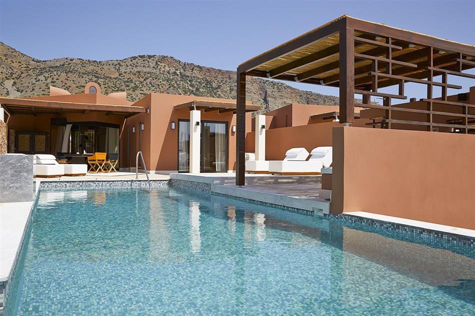 Swimming pool at The Residence 4 bedroomed villa, Greece