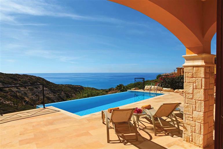 Swimming pool at Theseus Village TE02, Aphrodite Hills