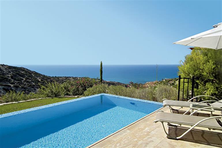 Swimming pool at Theseus Village TG02, Aphrodite Hills