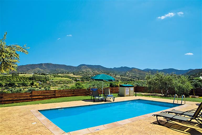 Swimming pool at Villa Aphrodite, Argaka