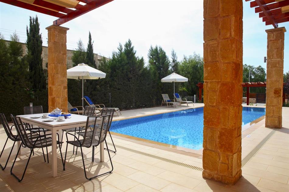 Swimming pool at Villa Axis, Cyprus