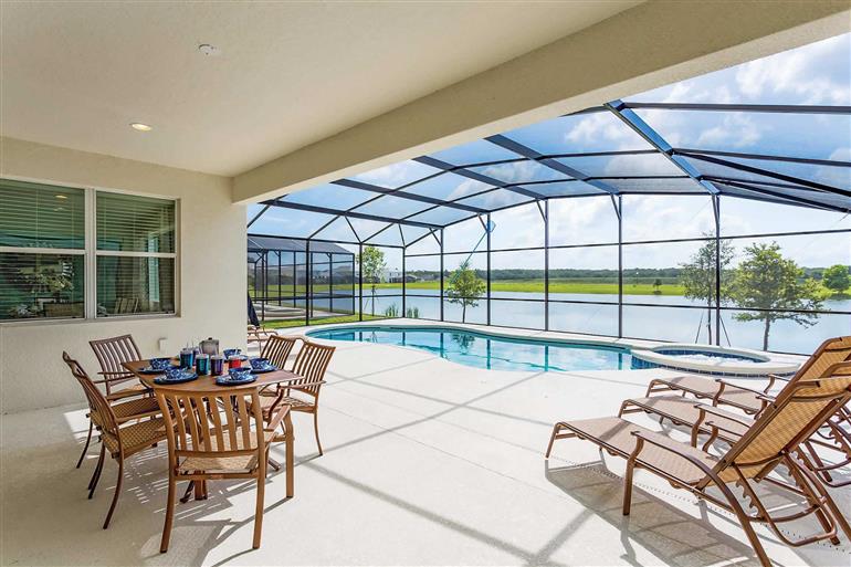 Swimming pool at Villa Bella Vista, Disney Area and Kissimmee