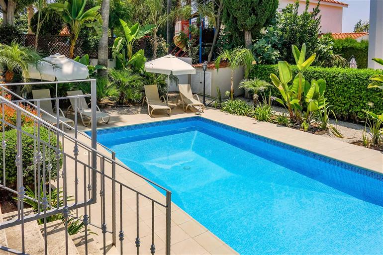 Swimming pool at Villa Cameron, Coral Bay, Cyprus