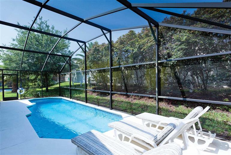 Swimming pool at Villa Disney Area 4, Disney Area and Kissimmee