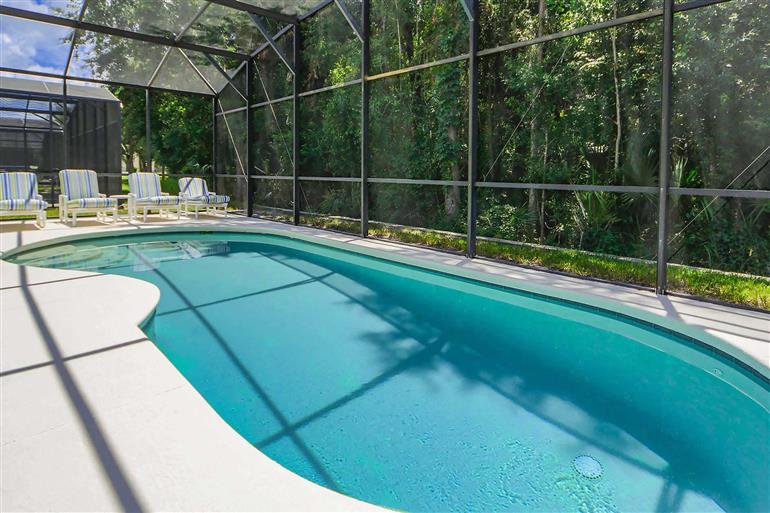 Swimming pool at Villa Eagle, Disney Area and Kissimmee, Orlando - Florida