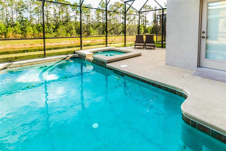Swimming pool at Villa Paradise Palms 5 Bed Ocean, Paradise Palms