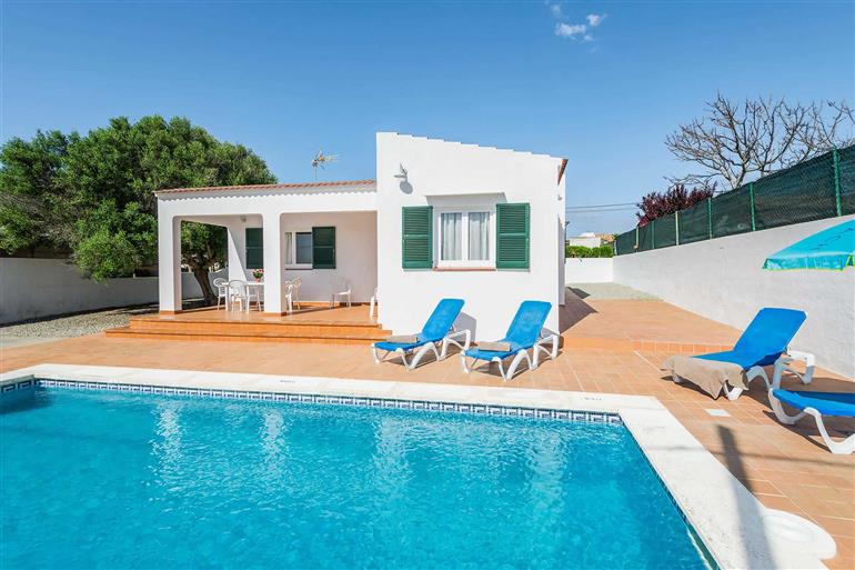 Swimming pool at Villa Patri, Cala en Porter